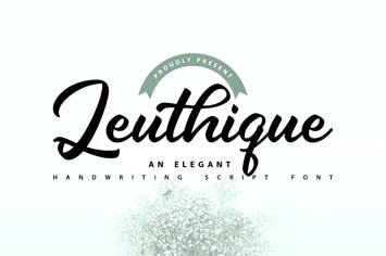 Leuthique | Elegant Handwriting Script Font