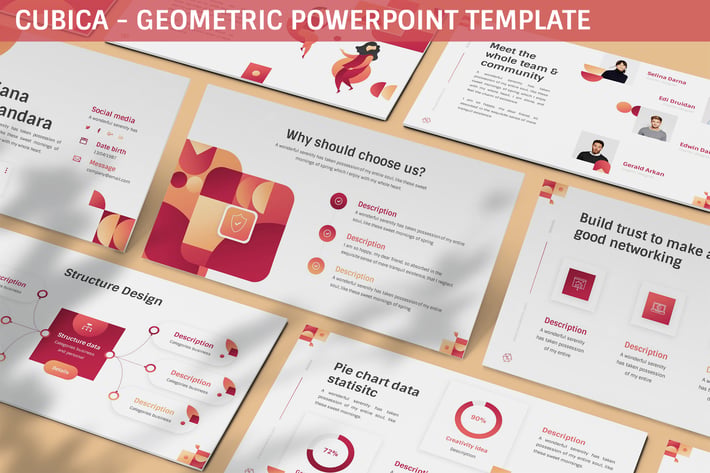 Cubica - Geometric Powerpoint Template