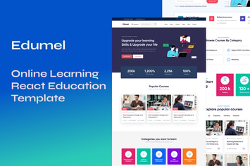 Edumel - Online Learning React Education Template 