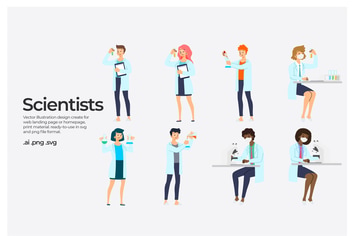 Scientists - Illustration