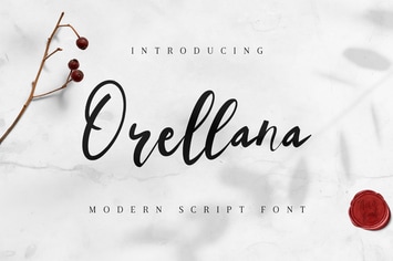 Orellana Modern Script Font