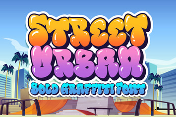 Street Urban Graffiti Font