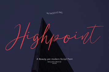 Highpoint Beauty Script Font