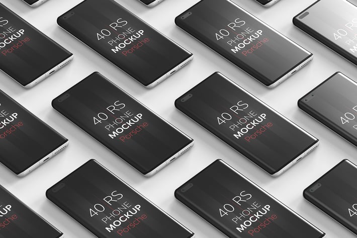 40 RS Phone Mockup