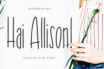 Hai Allison Fun Business Font
