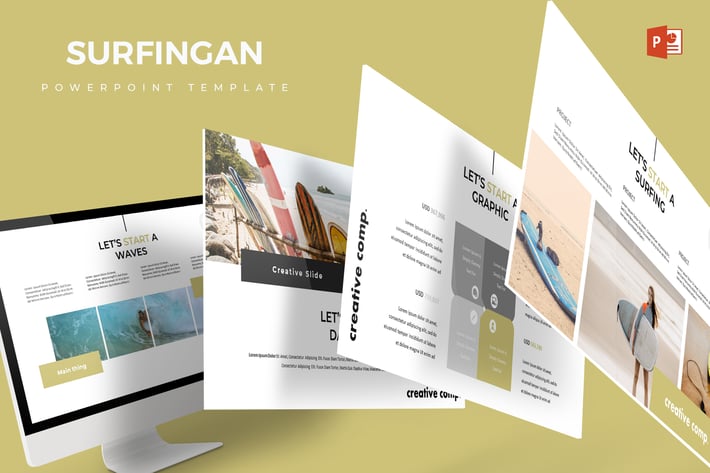 Surfingan - Powerpoint Template