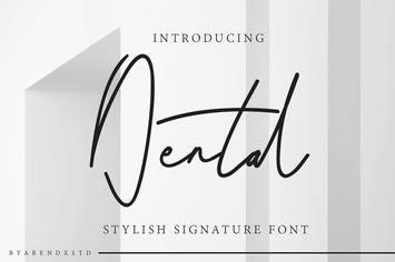 Dental Signature Font