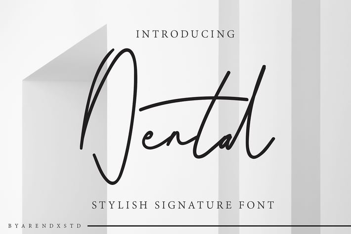 Dental Signature Font