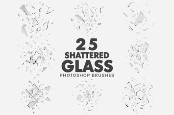 25 Shattered Glass Brushes