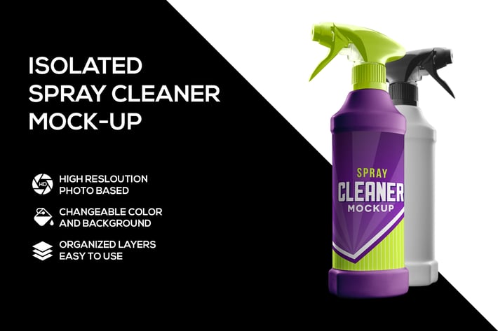 Spray Cleaner Mockup