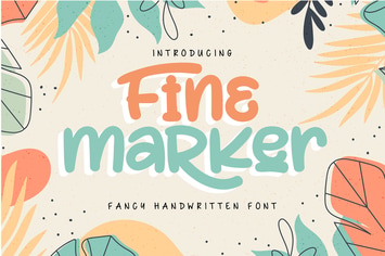 Fine Marker | Fancy Handwritten Font