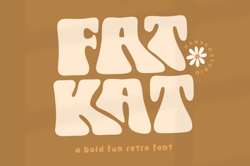 Fat Kat - Bold Playful Font