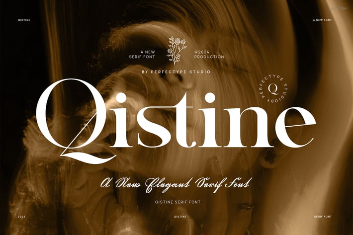 Qistine Elegant Serif Font Typeface