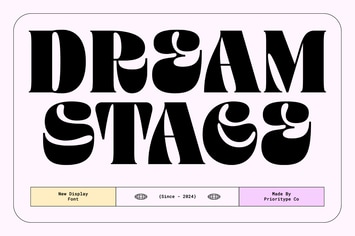 Dream Stage - Bold Display Font