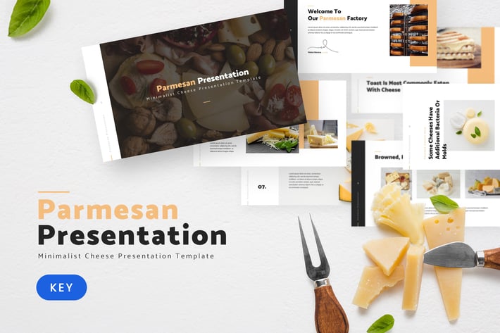 Parmesan Cheese Modern Keynote Template