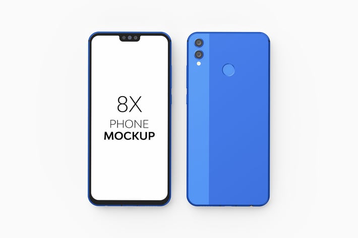 8X Phone Mockup