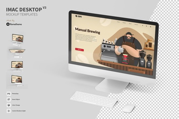 IMac Desktop vol. 03 - Mockup