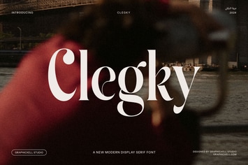 Clegky - Elegant Display Serif Font