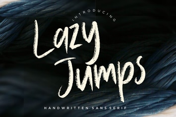 Lazy Jumps Sans Business Font