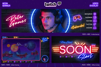 Neon Gaming Twitch