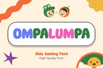 Ompalumpa - Kids Gaming Font