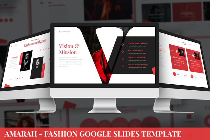 Amarah - Fashion Google Slides Template