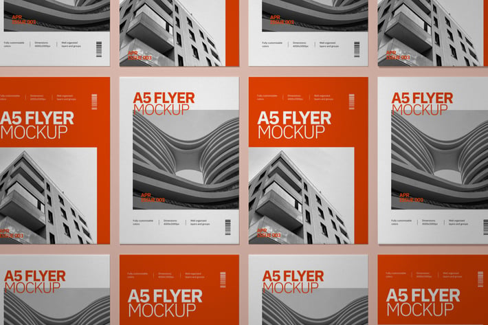 A5 Flyer Mockup