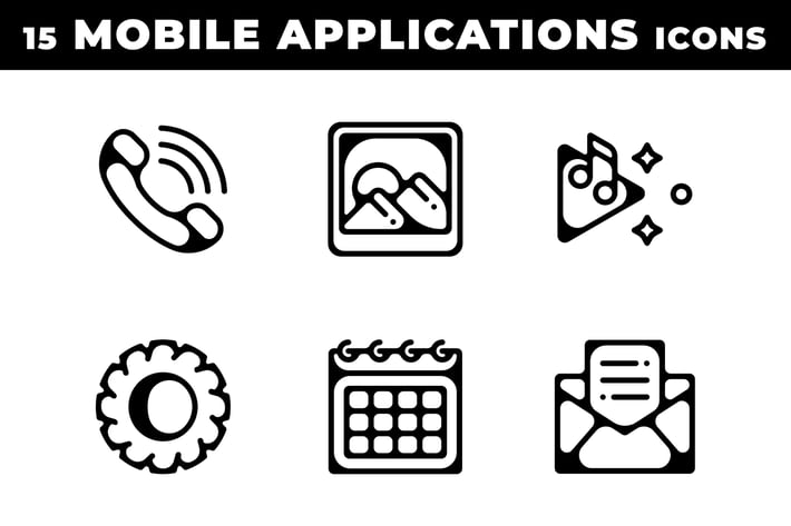 Mobile Applications Icons