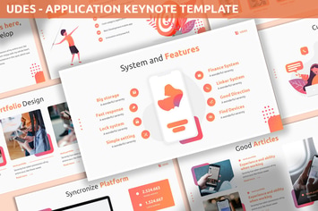 Udes - Application Keynote Template