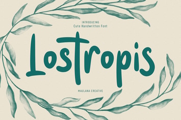Lostropis Handwritten Brush Font
