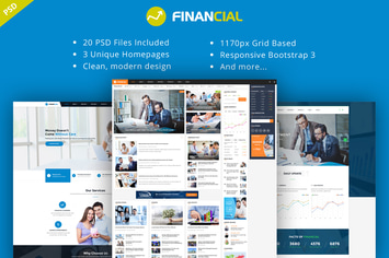 Financial III - Multipurpose Business PSD Template