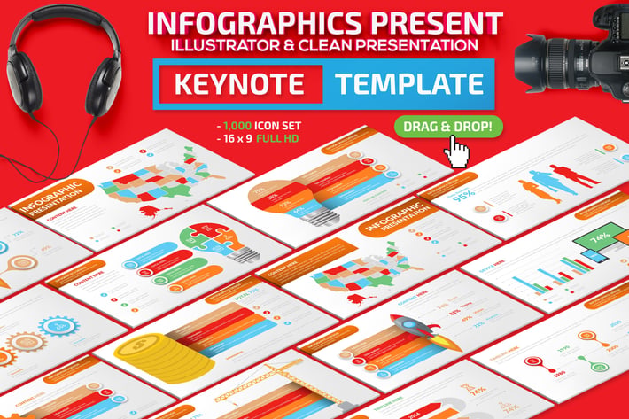Infographics Keynote Presentation Template