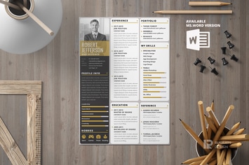 Minimalist CV Resume R6
