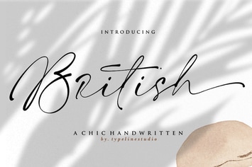 British handwritten Signature