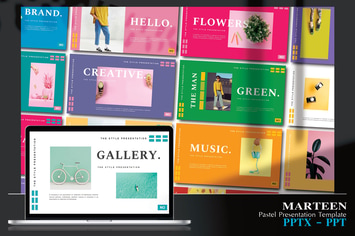 MARTEEN - Pastel Powerpoint Template