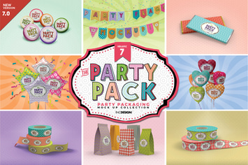 Party Packaging Mockups Volume7