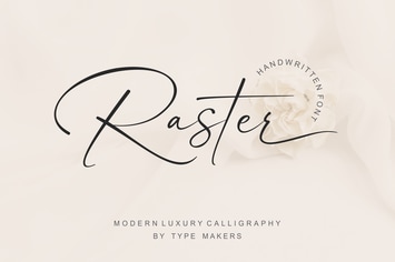 Raster Signature Font