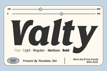 Valty - Modern Sans Font