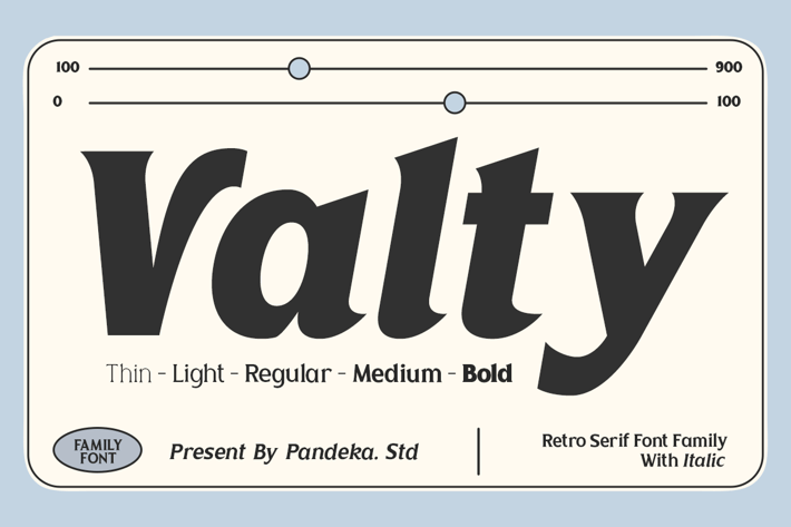 Valty - Modern Sans Font