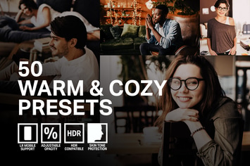 50 Warm & Cozy Lightroom Presets