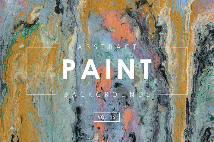 Abstract Paint Backgrounds Vol. 15