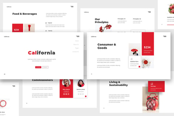California Company Profile Keynote Template