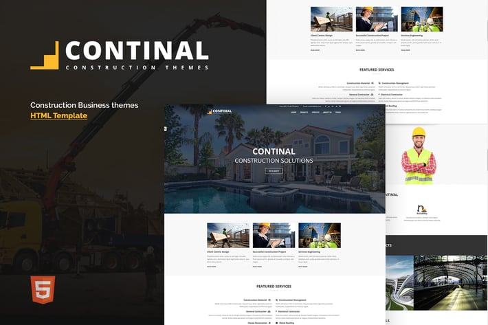 Continal - Construction Business HTML5 Template 