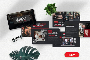 Bernice - Barbershop Keynote Templates
