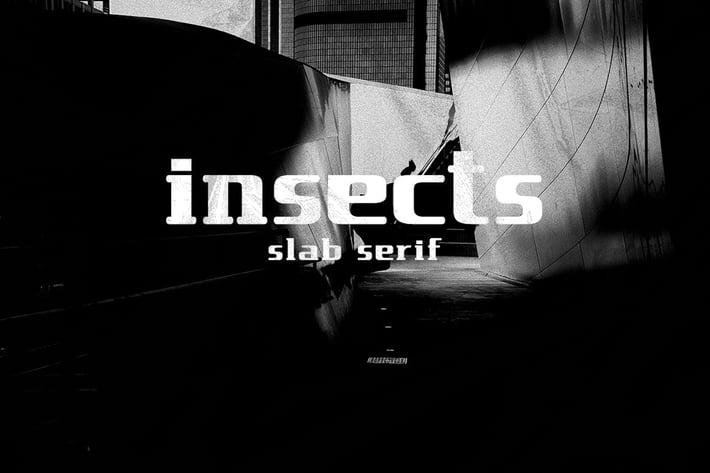 insect slab serif