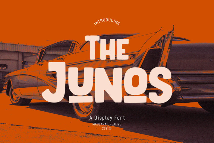 The Junos Display Font
