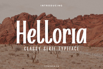 Helloria Classy Serif Typeface
