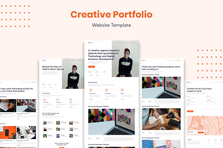 Creative Portfolio Website Template