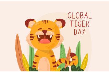 Global Tiger Day Illustration