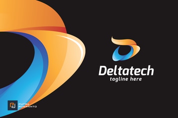 Deltatech / Letter D - Logo Template